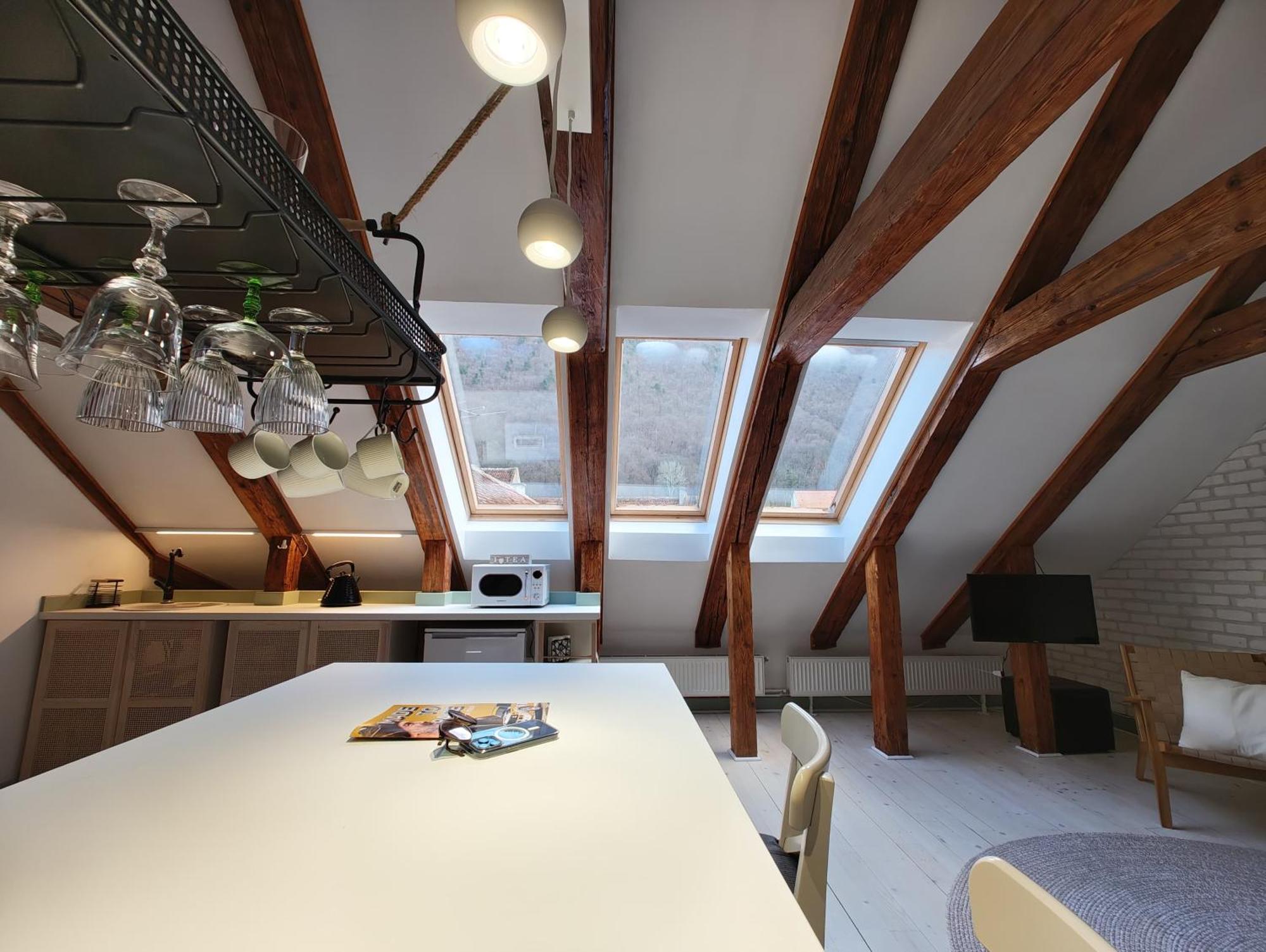 شقة Belle Vista Loft براشوف المظهر الخارجي الصورة